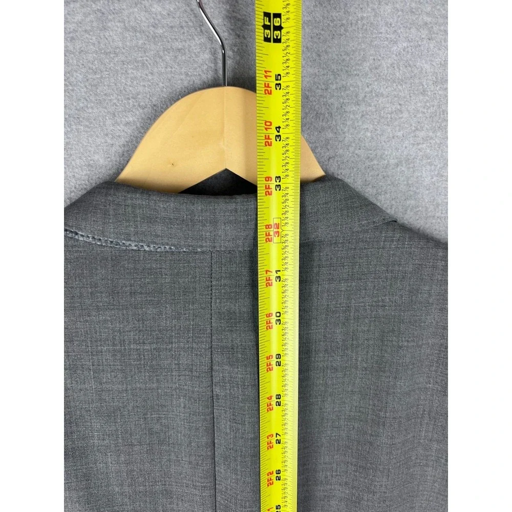 Brooks Brothers 346 Explorer Fitzgerald Fit‎ Grey Wool Blend Suit Jacket 46L